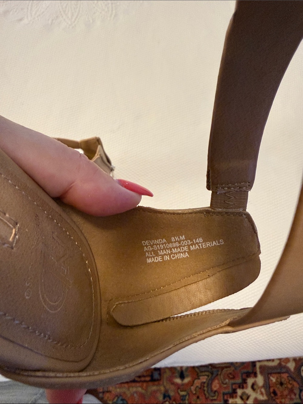 NWOT Women's New Direction “Devinda” Strappy Wedge Sandals - Picture 4 of 6